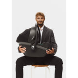 Scoica auto, Lionelo, i-Size Astrid, 0-13 Kg, 40-87 cm, Cu salteluta, Testat ADAC, Conform cu standardul european de securitate R129, Negru/Gri