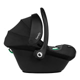 Scoica auto, Lionelo, i-Size Astrid, 0-13 Kg, 40-87 cm, Cu salteluta, Testat ADAC, Conform cu standardul european de securitate R129, Negru/Gri