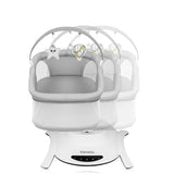 Set 2 in 1, Balansoar si landou, Lionelo, Bella, Rotative 360, Ecran tactil si telecomanda, Electric, Scaun reglabil, 6 miscari unice, 5 viteze, Cu melodii, Gri