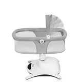 Set 2 in 1, Balansoar si landou, Lionelo, Bella, Rotative 360, Ecran tactil si telecomanda, Electric, Scaun reglabil, 6 miscari unice, 5 viteze, Cu melodii, Gri