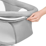 Set 2 in 1, Balansoar si landou, Lionelo, Bella, Rotative 360, Ecran tactil si telecomanda, Electric, Scaun reglabil, 6 miscari unice, 5 viteze, Cu melodii, Gri