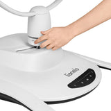 Set 2 in 1, Balansoar si landou, Lionelo, Bella, Rotative 360, Ecran tactil si telecomanda, Electric, Scaun reglabil, 6 miscari unice, 5 viteze, Cu melodii, Gri