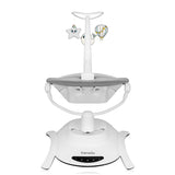 Set 2 in 1, Balansoar si landou, Lionelo, Bella, Rotative 360, Ecran tactil si telecomanda, Electric, Scaun reglabil, 6 miscari unice, 5 viteze, Cu melodii, Gri