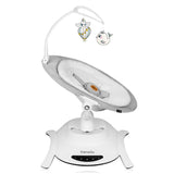 Set 2 in 1, Balansoar si landou, Lionelo, Bella, Rotative 360, Ecran tactil si telecomanda, Electric, Scaun reglabil, 6 miscari unice, 5 viteze, Cu melodii, Gri