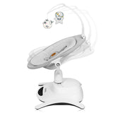 Set 2 in 1, Balansoar si landou, Lionelo, Bella, Rotative 360, Ecran tactil si telecomanda, Electric, Scaun reglabil, 6 miscari unice, 5 viteze, Cu melodii, Gri