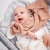 Set 3 museline, Lionelo, Bamboo, Multifunctionale, Din Bambus, 70x70 cm, Rainbow