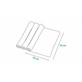 Set 3 museline, Lionelo, Bamboo, Multifunctionale, Din Bambus, 70x70 cm, Rainbow