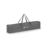 Tarc de joaca copii, Lionelo, Willow, 127 x 187 cm, Pliere compacta, Include geanta de transport, Din plasa, Cu doua intrari laterale si fermoar, Cu ventuze pentru stabilitate, Conform cu EN 12227:2010, Gri