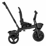 Tricicleta copii, Lionelo, Kori, Ultrapliabila, Multifunctionala, Cu suport de picioare, Control al directiei, Scaun reversibil, Rotire 360 grade, Conform cu standardul european de securitate EN71, Grey Stone