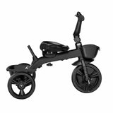 Tricicleta copii, Lionelo, Kori, Ultrapliabila, Multifunctionala, Cu suport de picioare, Control al directiei, Scaun reversibil, Rotire 360 grade, Conform cu standardul european de securitate EN71, Grey Stone