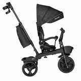 Tricicleta copii, Lionelo, Kori, Ultrapliabila, Multifunctionala, Cu suport de picioare, Control al directiei, Scaun reversibil, Rotire 360 grade, Conform cu standardul european de securitate EN71, Grey Stone