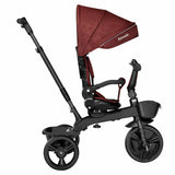 Tricicleta copii, Lionelo, Kori, Ultrapliabila, Multifunctionala. Cu suport de picioare, Control al directiei, Scaun reversibil, Rotire 360 grade, Conform cu standardul europeane de securitate EN71, Red Burgundy
