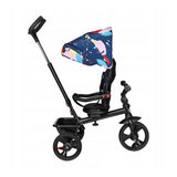 Tricicleta copii, Lionelo, Haari, Ultrapliabila, Multifunctionala, Suport picioare, Control al directiei, Scaun reversibil, Rotire 360 grade, Conform cu standardul european de securitate EN71, Albastru