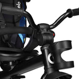 Tricicleta copii, Lionelo, Haari, Ultrapliabila, Multifunctionala, Suport picioare, Control al directiei, Scaun reversibil, Rotire 360 grade, Conform cu standardul european de securitate EN71, Albastru