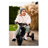 Tricicleta copii, Lionelo, Haari, Ultrapliabila, Multifunctionala, Suport picioare, Control al directiei, Scaun reversibil, Rotire 360 grade, Conform cu standardul european de securitate EN71, Albastru