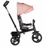 Tricicleta copii, Lionelo, Haari, Ultrapliabila, Multifunctionala, Suport picioare, Control al directiei, Scaun reversibil, Rotire 360 grade, Conform cu standardul european de securitate EN71, Bubblegum