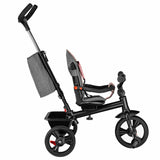 Tricicleta copii, Lionelo, Haari, Ultrapliabila, Multifunctionala, Suport picioare, Control al directiei, Scaun reversibil, Rotire 360 grade, Conform cu standardul european de securitate EN71, Bubblegum