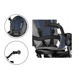 Tricicleta copii, Lionelo, Haari, Ultrapliabila, Multifunctionala, Suport picioare, Control al directiei, Scaun reversibil, Rotire 360 grade, Conform cu standardul european de securitate EN71, Albastru