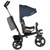 Tricicleta copii, Lionelo, Haari, Ultrapliabila, Multifunctionala, Suport picioare, Control al directiei, Scaun reversibil, Rotire 360 grade, Conform cu standardul european de securitate EN71, Albastru