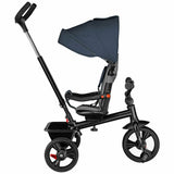 Tricicleta copii, Lionelo, Haari, Ultrapliabila, Multifunctionala, Suport picioare, Control al directiei, Scaun reversibil, Rotire 360 grade, Conform cu standardul european de securitate EN71, Albastru