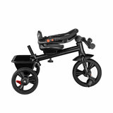 Tricicleta copii, Lionelo, Haari, Ultrapliabila, Multifunctionala, Suport picioare, Control al directiei, Scaun reversibil, Rotire 360 grade, Conform cu standardul european de securitate EN71, Albastru