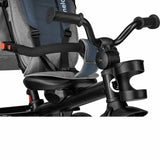 Tricicleta copii, Lionelo, Haari, Ultrapliabila, Multifunctionala, Suport picioare, Control al directiei, Scaun reversibil, Rotire 360 grade, Conform cu standardul european de securitate EN71, Albastru