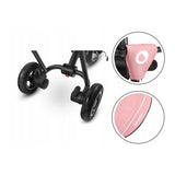 Tricicleta copii, Lionelo, Tris, Ultrapliabila, Multifunctionala. Mecanism de pedalare libera, Suport picioare, Control al directiei, Scaun reversibil, Rotire 360 grade, Conform cu standardul europeane de securitate EN71, Roz/Gri