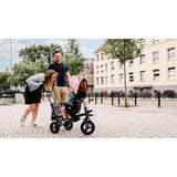 Tricicleta copii, Lionelo, Tris, Ultrapliabila, Multifunctionala, Mecanism de pedalare libera, Suport picioare, Control al directiei, Scaun reversibil, Rotire 360 grade, Conform cu standardul europeane de securitate EN71, Albastru