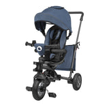 Tricicleta copii, Lionelo, Tris, Ultrapliabila, Multifunctionala, Mecanism de pedalare libera, Suport picioare, Control al directiei, Scaun reversibil, Rotire 360 grade, Conform cu standardul europeane de securitate EN71, Albastru