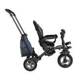 Tricicleta copii, Lionelo, Tris, Ultrapliabila, Multifunctionala, Mecanism de pedalare libera, Suport picioare, Control al directiei, Scaun reversibil, Rotire 360 grade, Conform cu standardul europeane de securitate EN71, Albastru