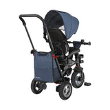 Tricicleta copii, Lionelo, Tris, Ultrapliabila, Multifunctionala, Mecanism de pedalare libera, Suport picioare, Control al directiei, Scaun reversibil, Rotire 360 grade, Conform cu standardul europeane de securitate EN71, Albastru