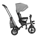 Tricicleta copii, Lionelo, Tris, Ultrapliabila, Multifunctionala, Mecanism de pedalare libera, Suport picioare, Control al directiei, Scaun reversibil, Rotire 360 grade, Conform cu standardul europeane de securitate EN71, Gri