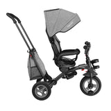 Tricicleta copii, Lionelo, Tris, Ultrapliabila, Multifunctionala, Mecanism de pedalare libera, Suport picioare, Control al directiei, Scaun reversibil, Rotire 360 grade, Conform cu standardul europeane de securitate EN71, Gri