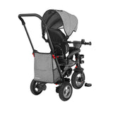 Tricicleta copii, Lionelo, Tris, Ultrapliabila, Multifunctionala, Mecanism de pedalare libera, Suport picioare, Control al directiei, Scaun reversibil, Rotire 360 grade, Conform cu standardul europeane de securitate EN71, Gri