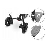 Tricicleta copii, Lionelo, Tris, Ultrapliabila, Multifunctionala, Mecanism de pedalare libera, Suport picioare, Control al directiei, Scaun reversibil, Rotire 360 grade, Conform cu standardul europeane de securitate EN71, Gri