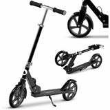 Trotineta, Lionelo, Luca, Copii/Adulti, Ultrapliabila, Pana la 100 Kg, Conform cu standardul european de securitate EN14619, Negru
