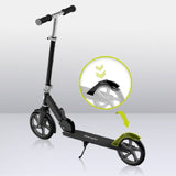 Trotineta, Lionelo, Luca, Copii/Adulti, Ultrapliabila, Pana la 100 Kg, Conform cu standardul european de securitate EN14619, Negru