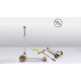 Trotineta, Lionelo, Jessy, Ultrapliabila, Pana la 50 Kg, Cu design ergonomic, Cu lumini LED, 56 x 26 x 67-82 cm, 3 ani+, Maro