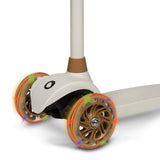 Trotineta, Lionelo, Jessy, Ultrapliabila, Pana la 50 Kg, Cu design ergonomic, Cu lumini LED, 56 x 26 x 67-82 cm, 3 ani+, Maro