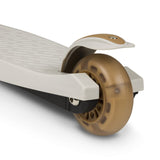 Trotineta, Lionelo, Jessy, Ultrapliabila, Pana la 50 Kg, Cu design ergonomic, Cu lumini LED, 56 x 26 x 67-82 cm, 3 ani+, Maro