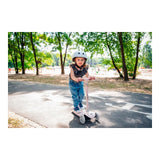 Trotineta, Lionelo, Jessy, Ultrapliabila, Pana la 50 Kg, Cu design ergonomic, Cu lumini LED, 56 x 26 x 67-82 cm, 3 ani+, Roz