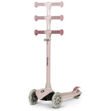 Trotineta, Lionelo, Jessy, Ultrapliabila, Pana la 50 Kg, Cu design ergonomic, Cu lumini LED, 56 x 26 x 67-82 cm, 3 ani+, Roz