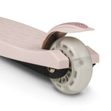 Trotineta, Lionelo, Jessy, Ultrapliabila, Pana la 50 Kg, Cu design ergonomic, Cu lumini LED, 56 x 26 x 67-82 cm, 3 ani+, Roz