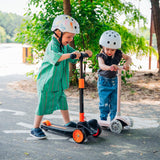 Trotineta, Lionelo, Jessy, Ultrapliabila, Pana la 50 Kg, Cu design ergonomic, Cu lumini LED, 56 x 26 x 67-82 cm, 3 ani+, Verde