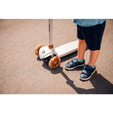 Trotineta, Lionelo, Jessy, Ultrapliabila, Pana la 50 Kg, Cu design ergonomic, Cu lumini LED, 56 x 26 x 67-82 cm, 3 ani+, Verde