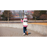 Trotineta, Lionelo, Luca, Pentru copii sau adulti, Ultrapliabila, Pana la 100 Kg, Conform cu standardul european de securitate EN14619, Portocaliu