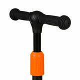 Trotineta, Lionelo, Timy, Copii, Ultrapliabila, Pana la 50 Kg, Cu design ergonomic, Cu lumini LED, 26 5 x 60 x 64-76 cm, 3 ani+, Portocaliu/Negru