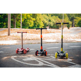 Trotineta, Lionelo, Timy, Copii, Ultrapliabila, Pana la 50 Kg, Cu design ergonomic, Cu lumini LED, 26 5 x 60 x 64-76 cm, 3 ani+, Roz