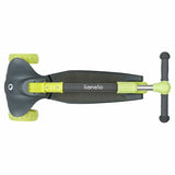 Trotineta, Lionelo, Timy, Copii, Ultrapliabila, Pana la 50 Kg, Cu design ergonomic, Cu lumini LED, 26 5 x 60 x 64-76 cm, 3 ani+, Verde