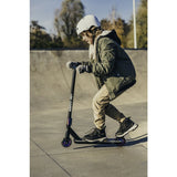 Trotineta, Lionelo, Whizz, Pentru Acrobatii, Rulmenti ABEC-9, 20 - 100 kg, Conform cu standardul european de securitate EN14619, Albastru